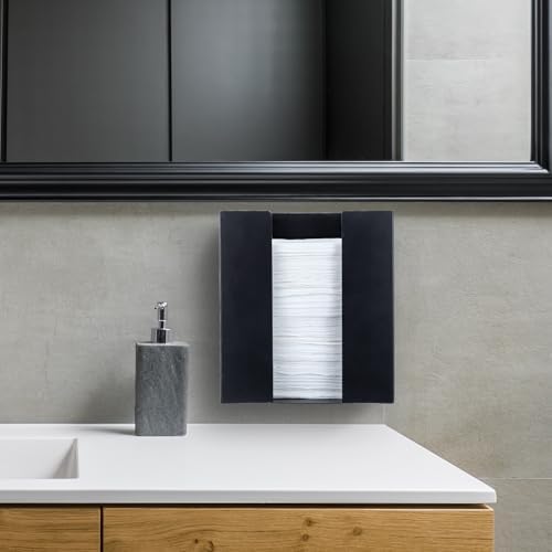 MyGift Matte Black Commercial Paper Towel Holder