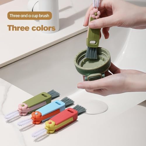 NAKEAH 3 in 1 Cup Lid Cleaning Brush Set 1