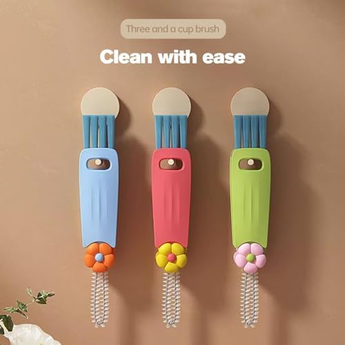 3 in 1 Cup Lid Cleaning Brush Set 3 Pack