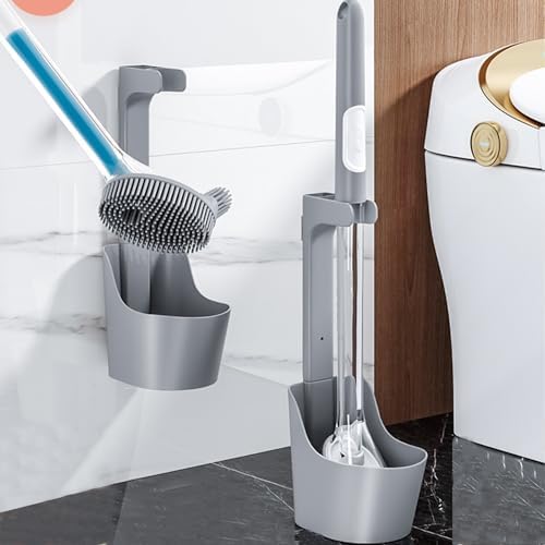 Compact Silicone ToiletSet for Efficient Cleaning in Your Bathroom