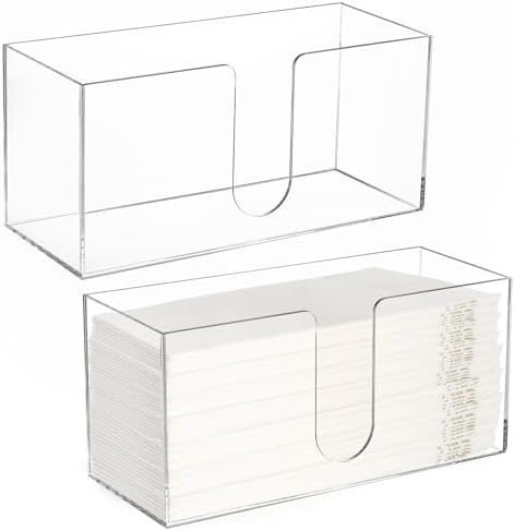 Lightweight U-Shaped Acrylic Towel Holder 2-Pack