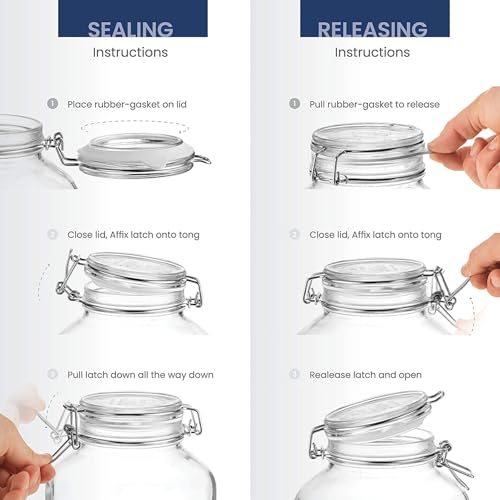 Bormioli Rocco Fido Clear Glass Jar