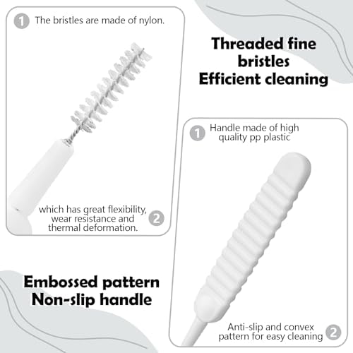 Huakaile 100 Pieces Mini Cleaning Brush for Gaps and Holes 1