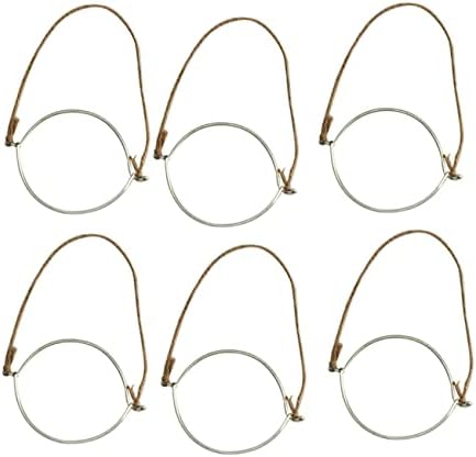 PrettyZoom Exclusive Mason Jar Handles 6 Pack Mason Jar Hangers