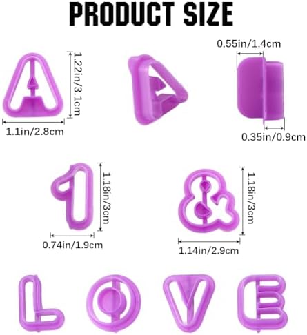 CRASPIRE Letter and Number Cutter Set