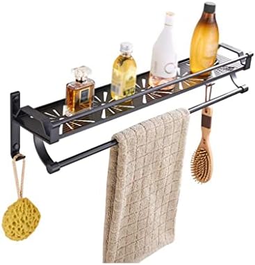 Proven 2-Tier Aluminum Towel Holder Space-Saving Rust-Resistant