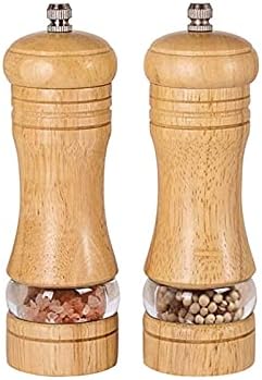 Elegant Wooden Salt and Pepper Mill Set
