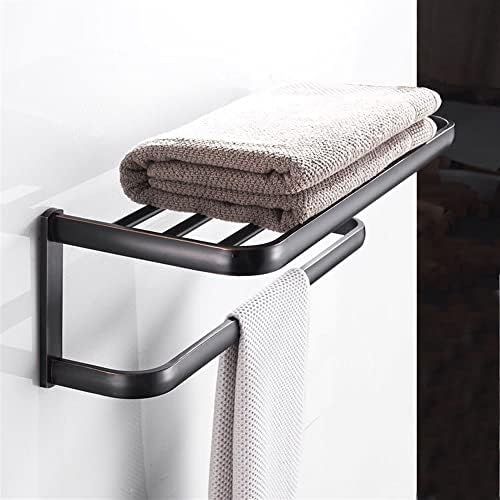 Stylish Towel Rack Black Bathroom Towel Holder