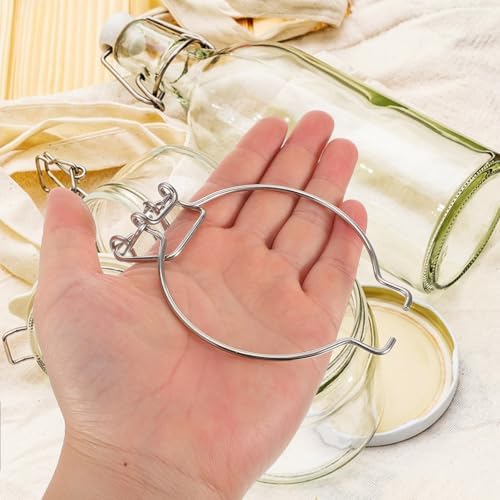 10 Pack Space Age Wire Clamps for Mason Jars