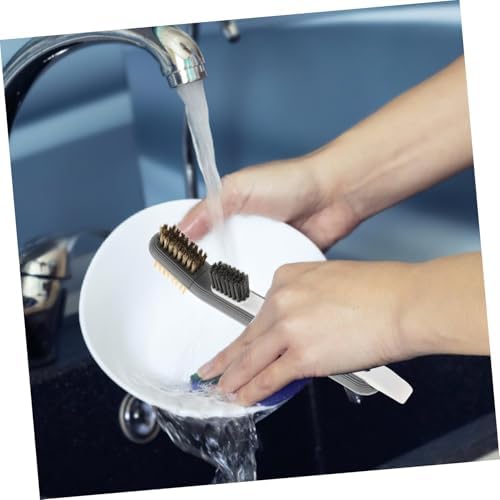 ULDIGI Creative 3-in-1 Kitchen Cleaning Brush with Metal Scraper