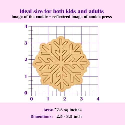 Marshmallow Bliss Snowflake Cookie Cutter - Christmas New Year Series