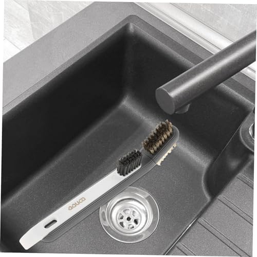 BESTOYARD Dual Headed Grease Brush with Metal Scraper