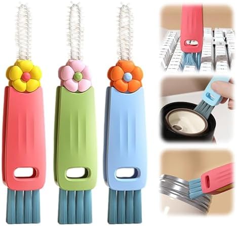 3 in 1 Cup Lid Cleaning Brush Set 3 Pack