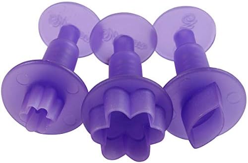 Wilton Fondant 3-Piece Cutters Blossom Leaf Mini