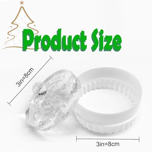 Personalized Cookie Stamp - Aolun Custom Christmas Cookie Cutter Treasure Your Family Name