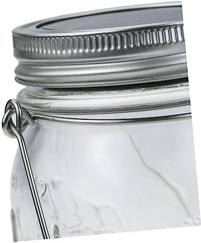 24 Pack Mason Jar Hanging Rack with Tinplate Wire Handles and Lid Rings