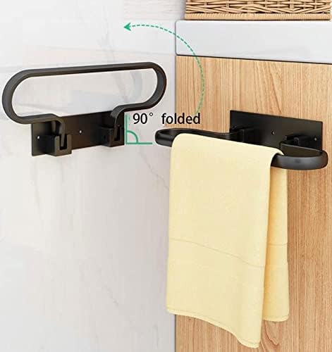 Multifunctional Folding Towel Rack for Bathrooms
