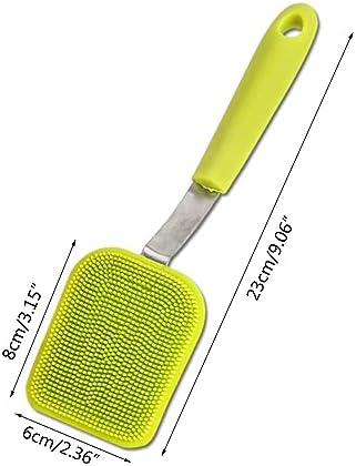 Safe and Durable Silicone Pot Brush for Kitchen Cleaning