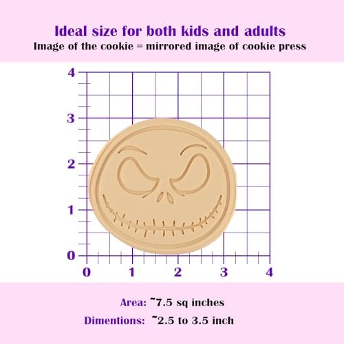 Marshmallow bliss Jack Skellington Halloween cookie cutter