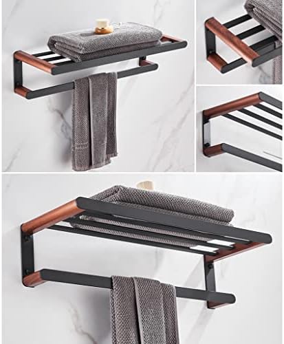 ANNBKRequire Creative Towel Shelf Gray Bath Towel Holder