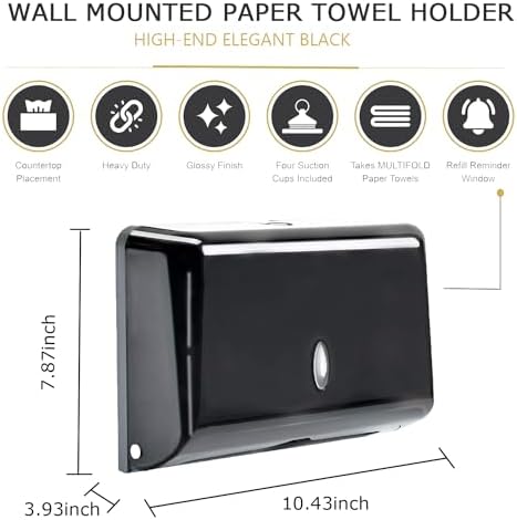 Durable Wall-Mounted Paper Towel Dispenser