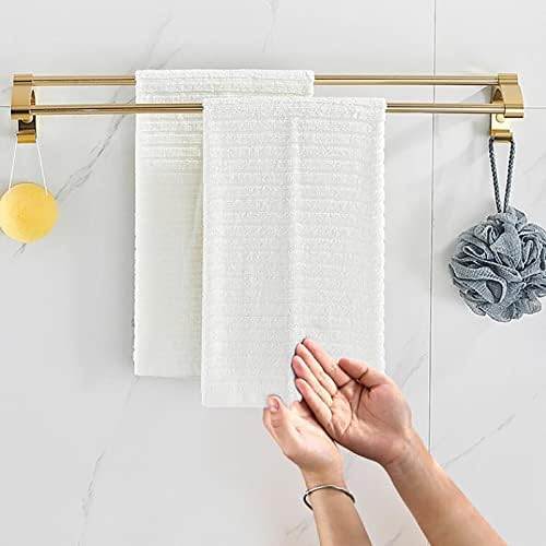 LUCEAE Aluminum Towel Rack Wall-Mounted Organizer