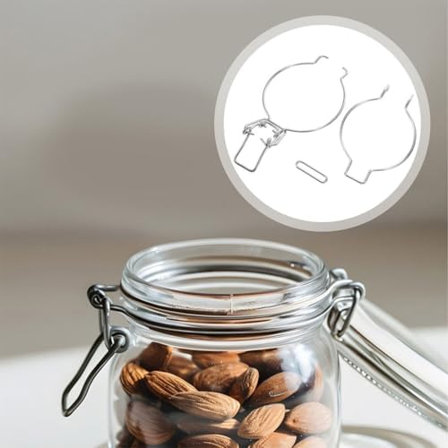 6-Piece Stainless Steel Canning Jar Sealer with Wide Mouth Design