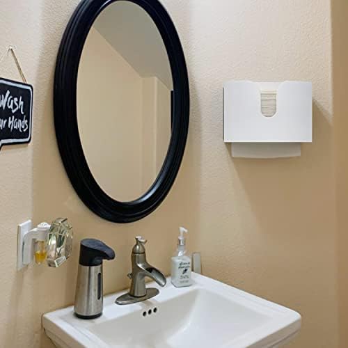 Bamboo Paper Towel Dispenser for Kitchen and Restroom Decor