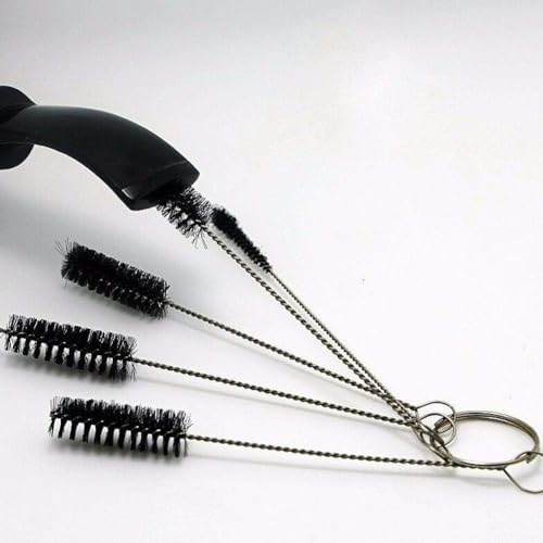 5Pcs Black Straw Cleaner Brush Set