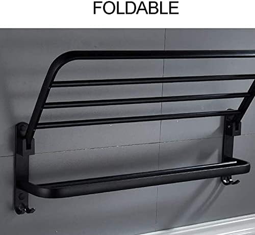 LUCEAE Aluminum Towel Rail Space-Saving Rustproof