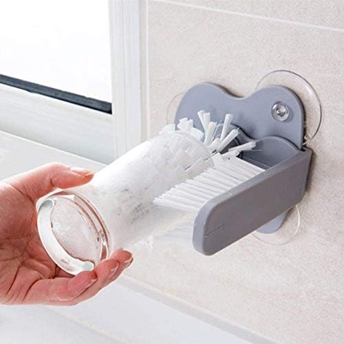 Double-Sided Glass Cup Washer with Suction Cup