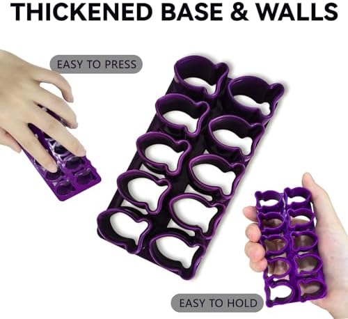 Mini Fish Cookie Cutter 1 Inch - Purple