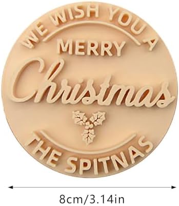 Personalized Christmas Cookie Stamp Set 2PACK Unique Functional for Baking