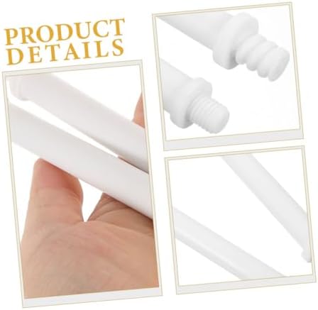 Angoily 4-Pack Plastic Long Handle Toilet Brush Replacement