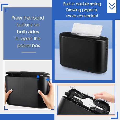 2-Piece Black Paper Towel Dispenser