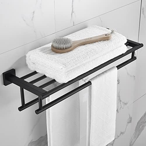 Stainless Steel Towel Rack for Bathroom - Space-Saving Durable