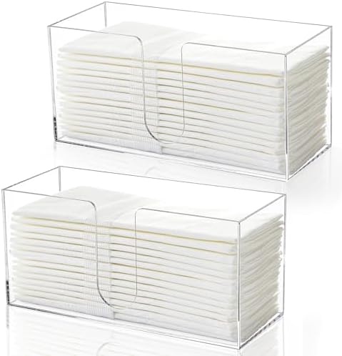 Lightweight U-Shaped Acrylic Towel Holder 2-Pack