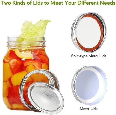 Perfect 6-Piece Mason Jar Set for Canning More