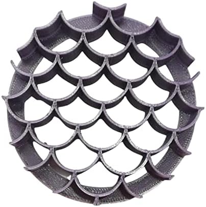 Super Cute Mini Mermaid Scales Concha Cookie Cutter Made in USA