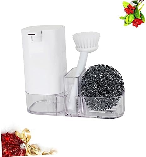 GARVALON Set Steel Wire Ball Brush Sink Cleaning Kit