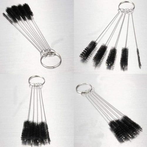 5Pcs Black Straw Cleaner Brush Set