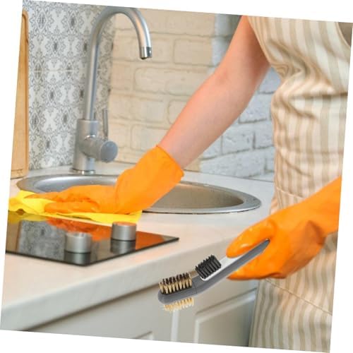 ULDIGI Creative 3-in-1 Kitchen Cleaning Brush with Metal Scraper
