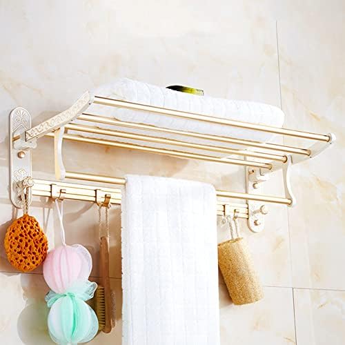 LUCEAE Space-Aluminum Towel Holder Double-Fold for Bathroom