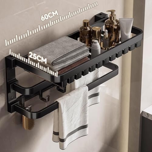 Towel Shelf Aluminum Bath Organizer