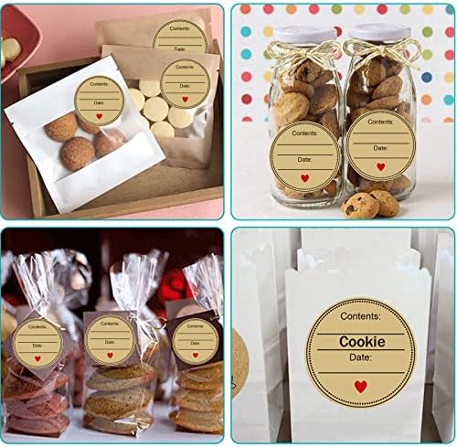500 Pcs Mason Jar Labels