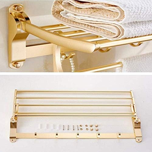 Foldable Towel Rack Space-Saving Towel Holder for Bath Kitchen