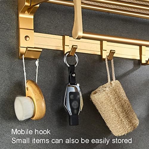 Space Aluminum Gold Bathroom Towel Rack