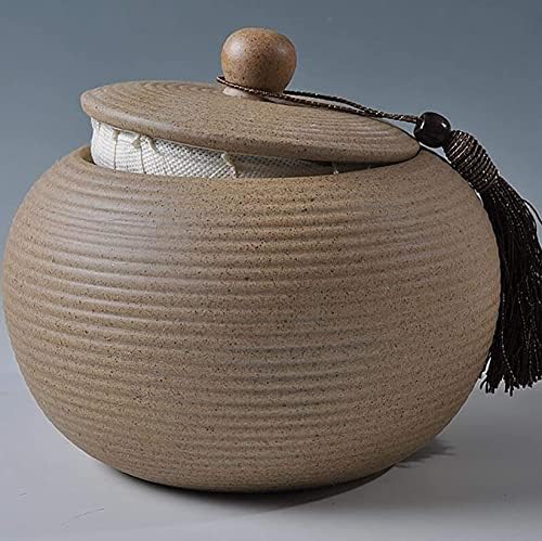 Stylish Airtight Ceramic Tea Can Jar for Home Use