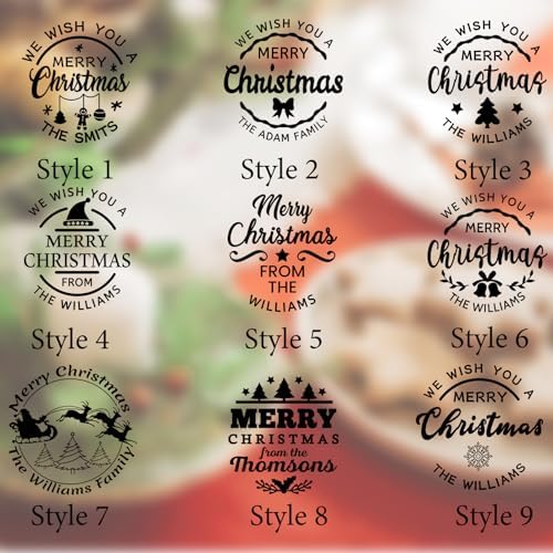 Personalized Cookie Stamp - Aolun Custom Christmas Cookie Cutter Treasure Your Family Name