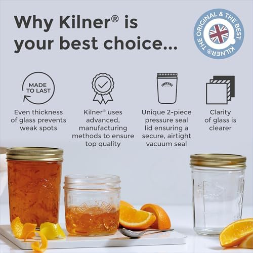 Kilner 035 Litre Wide Mouth Preserve Jar with Sealed lid